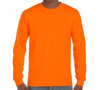 Gildan Ultra Cotton Long Sleeve Mens Unisex Crew Neck Tee T-Shirt S - 5XL
