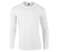 (3XL, White) Gildan Unisex Adult Long-Sleeved T-Shirt