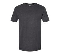 (4XL, Pitch Black) Gildan Unisex Adult Softstyle CVC T-Shirt