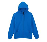Gildan Unisex Adult Softstyle Fleece Midweight Full Zip Hood BC7165
