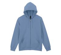 Gildan Unisex Adult Softstyle Fleece Midweight Full Zip Hood BC7165