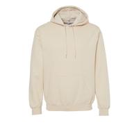 (L, Sand) Gildan Unisex Adult Softstyle Fleece Midweight Hoodie