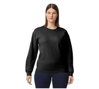 Gildan Unisex Adult Softstyle Fleece Midweight Pullover (3XL) (Black)