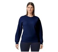 Gildan Unisex Adult Softstyle Fleece Midweight Pullover (XL) (Navy Blue)