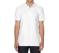 (3XL, White) Gildan Unisex Adult Softstyle Polo Shirt