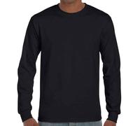 Gildan Ultra Cotton Adult Long Sleeve T-Shirt, Black, L