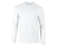 Gildan T-Shirt Ultra Cotton – Adult Long Sleeve – White, L