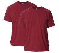 Gildan Unisex's Ultra Cotton T-Shirt, Style G2000, Multipack, Antique Cherry (2-Pack), L (Pack of 2)