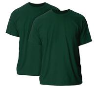 Gildan Unisex-Adult Ultra Cotton T-Shirt, Style G2000, Multipack, Forest Green (2-Pack), L