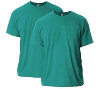 Gildan Unisex-Adult Ultra Cotton T-Shirt, Style G2000, Multipack, Galapagos Blue (2-Pack), L