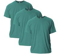 Gildan Unisex's Ultra Cotton T-Shirt, Style G2000, Multipack, Jade Dome (3-Pack), 3XL (Pack of 3)