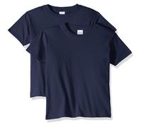 Gildan unisex child Gildan Youth Heavy Cotton T-shirt Style G5000b 2-pack T Shirt Navy Small US