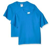 gildan unisex child Ultra cotton Youth T-shirt 2-pack T Shirt Sapphire X-Small US