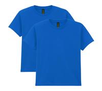 Gildan Unisex Child Youth Heavy Cotton T-shirt Style G5000b 2-pack Royal Medium US