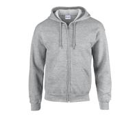 Gildan Unisex Heavy Blend™ Adult Full Zip Hooded Sweatshirt Sweatshirt