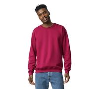 Gildan Unisex's Fleece Crewneck Sweatshirt, Style G18000, Multipack Shirt, Cardinal Red (1-Pack), S