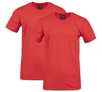 Gildan Unisex's Softstyle Cotton T-Shirt, Style G64000, Multipack, Red (2-Pack), M (Pack of 2)