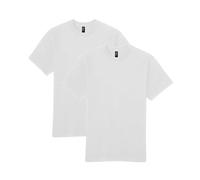 Gildan Unisex T-Shirt – Style GH000 – White – M – 2-Pack