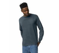 Gildan Unisex Long Sleeve T-Shirt Ultra Cotton G2400 - Dark Heather 2-Pack 3XL