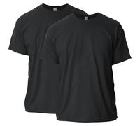 Gildan Unisex's Ultra Cotton T-Shirt, Style G2000, Multipack, Black (2-Pack), M (Pack of 2)