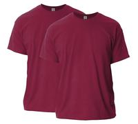 Gildan Unisex's Ultra Cotton T-Shirt, Style G2000, Multipack, Cardinal Red (2-Pack), XL (Pack of 2)