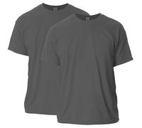Gildan Unisex's Ultra Cotton T-Shirt, Style G2000, Multipack, Charcoal (2-Pack), M (Pack of 2)