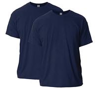 Gildan Unisex's Ultra Cotton T-Shirt, Style G2000, Multipack, Navy (2-Pack), 4XL (Pack of 2)