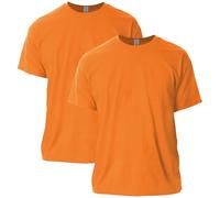 Gildan Unisex's Ultra Cotton T-Shirt, Style G2000, Multipack, Safety Orange (2-Pack), XXL (Pack of 2)