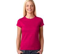 Gildan Women's Fit Soft Stylish T-Shirt, Antique Heliconia Large. 64000L (US)