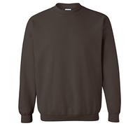 Gildan Women's Fleece Crewneck Sweatshirt, Style G18000, Dark Chocolate, XL