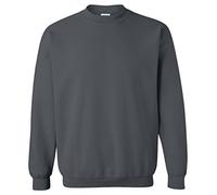 Gildan Women's Fleece Crewneck Sweatshirt, Style G18000, Dark Heather, Medium