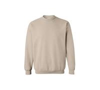 Gildan Women's Fleece Crewneck Sweatshirt, Style G18000, Sand, L