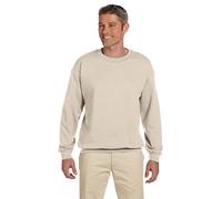 Gildan Women's Fleece Crewneck Sweatshirt, Style G18000, Sand, XL