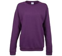 Gildan Women's Fleece Crewneck Sweatshirt, Style G18000fl, Aubergine, XL