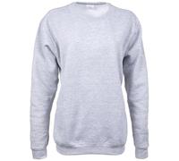 Gildan Women's Fleece Crewneck Sweatshirt, Style G18000fl, Sport Grey, XL