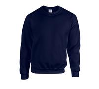 Gildan Womens Ladies Plain Crew Neck Sweatshirt Soft Warm Casual Pullover Jumper