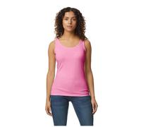 Gildan Womens/Ladies Softstyle Tank Top (S) (Azalea)