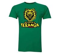 Gildan Women's Senegal Les Lions De La Teranga T-Shirt (Green) in Green | Size: Medium Gildan Green M
