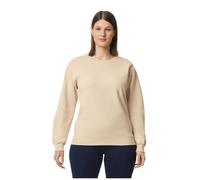 (4XL, Sand) Gildan Unisex Adult Softstyle Fleece Midweight Pullover