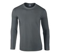 Gildan Women's Softstyle Long-Sleeved T-Shirt in Charcoal | Size: 2XL Gildan Charcoal 2XL