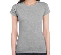 (M, Sports Grey) Gildan Womens/Ladies Softstyle Ringspun Cotton Fitted T-Shirt