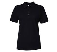 Gildan Women's Softstyle Short Sleeve Double Pique Polo Shirt in Black | Size: Large Gildan Black L