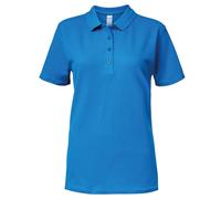 Gildan Women's Softstyle Short Sleeve Double Pique Polo Shirt in Dark Blue | Size: Small Gildan Dark Blue S