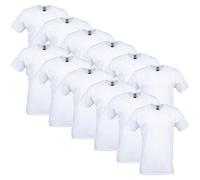Gildan Women's T-Shirt Softstyle 64000L, Plain, White (12-Pack), XL