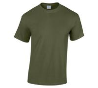 GILDAN Youth 5.3 oz 100% Cotton Short Sleeve T-Shirt - Green -