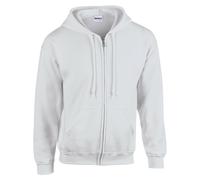 Gildan Zip Hoodie Heavy Blend Hooded Sweatshirt Plain Casual Jumper Sweater