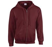 Gildan Zip Up Hoodie Heavy Blend Mens Plain Hooded Sweatshirt Hoody Jacket Men
