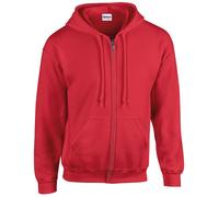 Gildan Zip Up Hoodie Heavy Blend Mens Plain Hooded Sweatshirt Hoody Jacket Men