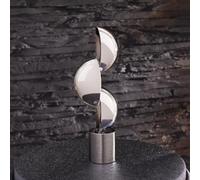 GILDE Black and White Gloss Harpo Glass Sculpture 33cm High 12cm Wide 7cm Deep