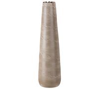 GILDE Ceramic Vase Wave XXL - Decorative Vase Waterproof Height 80 cm Beige Cream - Living Room Decoration - European Manufacture